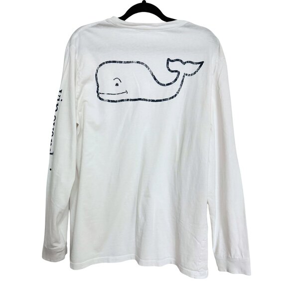 VINEYARD VINES Vintage Whale Long-Sleeve Pocket Tee - Picture 5 of 9